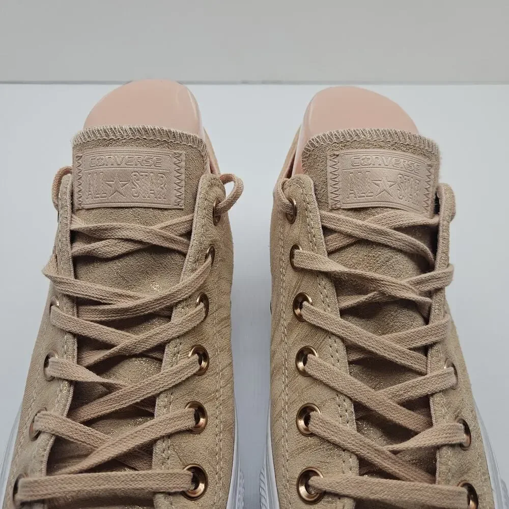 Converse Chuck Taylor All Star Ox Women's Shoes Dust Pink-White Sz 8